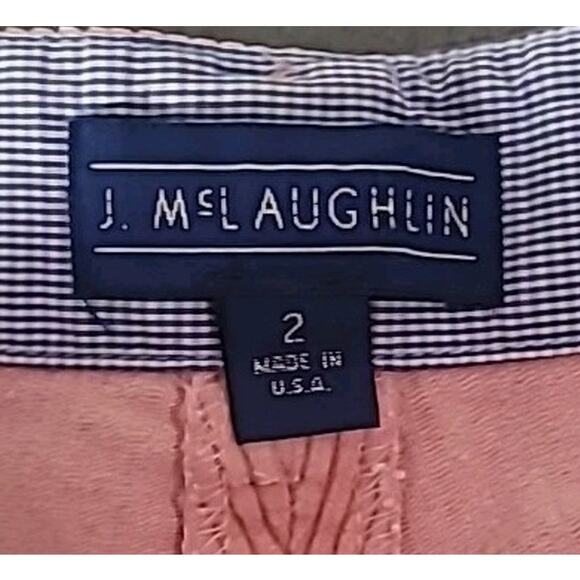 VTG Y2K J. McLaughlin Corduroy Pants Pink 2 Preppy Boho Cottagecore USA Made EUC - Picture 3 of 8